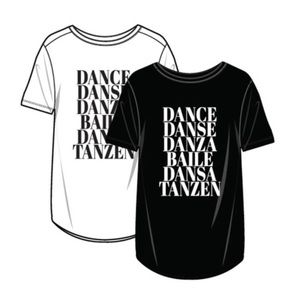 New Capezio Men’s DANCE Crew Neck Tee T-Shirt - XLarge
